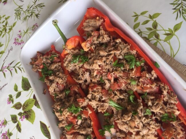 Gevulde puntpaprika