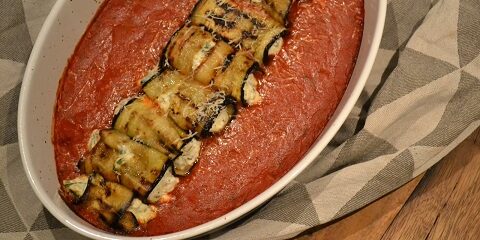 aubergine rolletjes