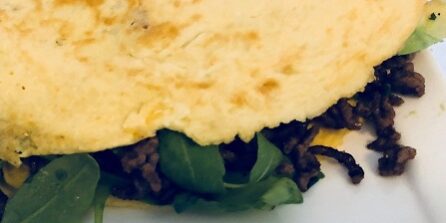 Eierwrap met gehakt